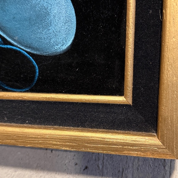 Vintage velvet painting - Picture 3 of 4